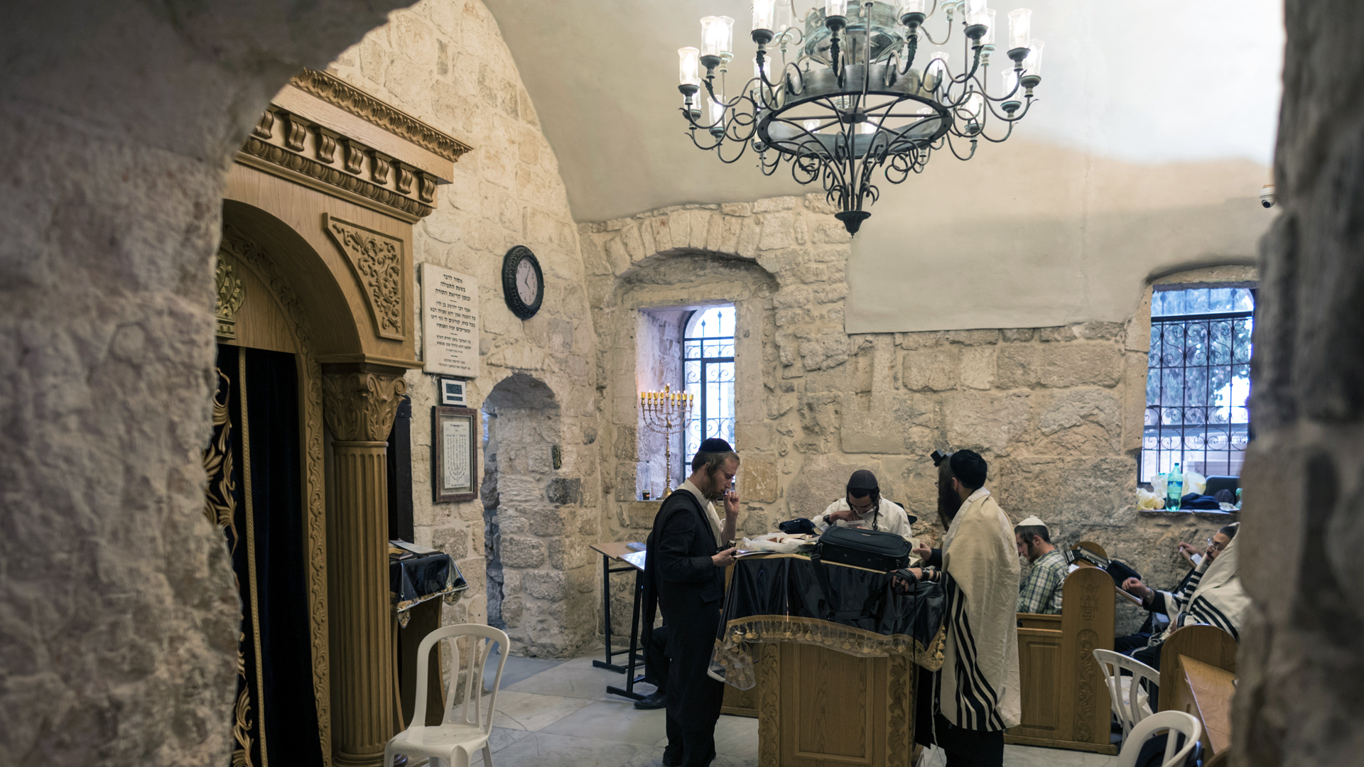 Inside the Tomb of King David (Kever David HaMelech)