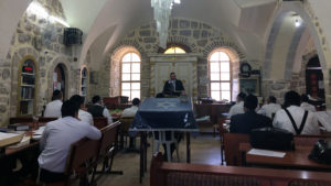 Inside Diaspora Yeshiva Main International Study Hall