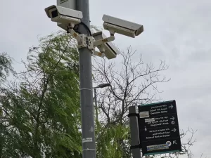 Security Cameras on Mount Zion, Jerusalem