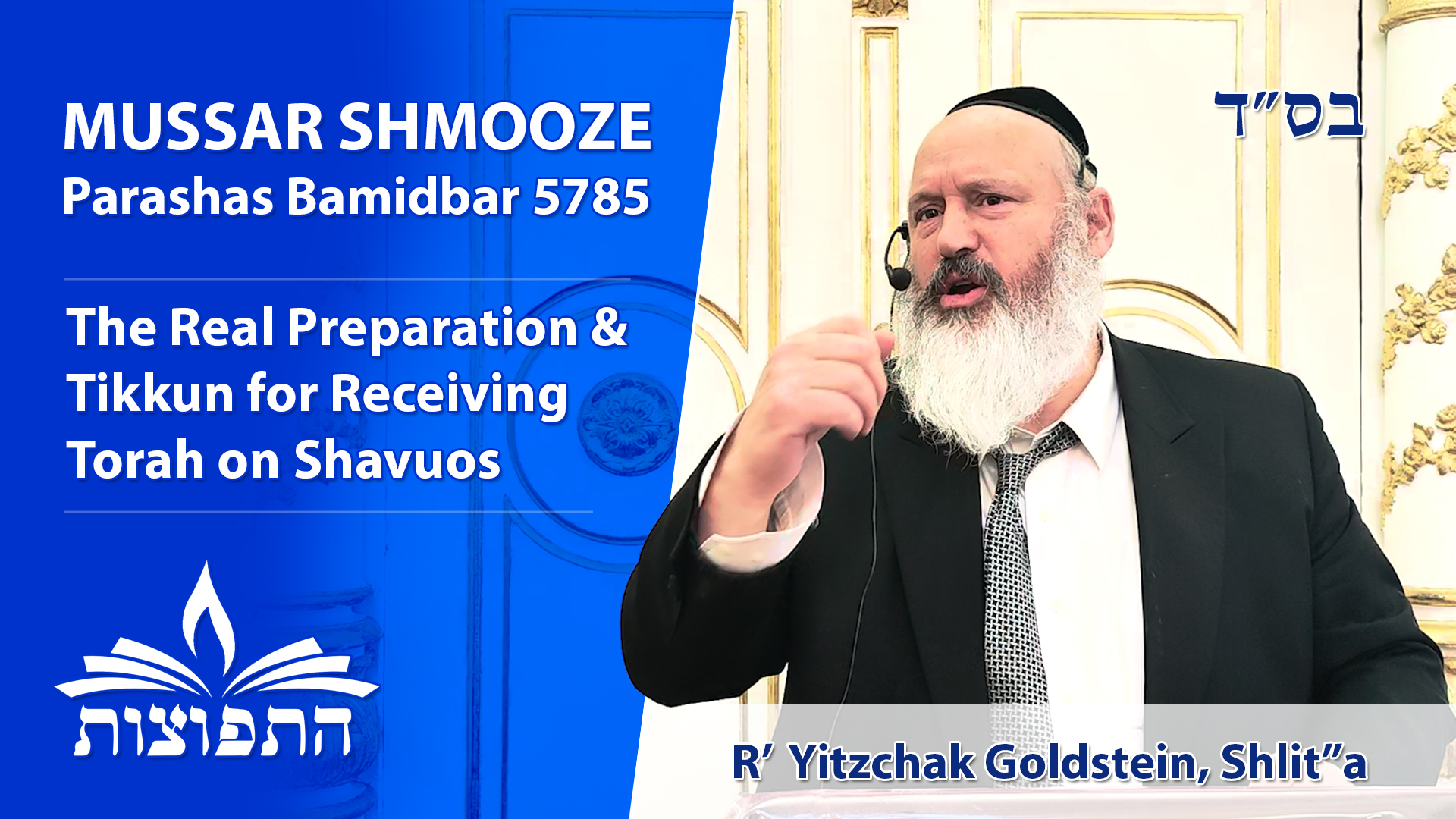 The Real Preparation & Tikkun for Receiving Torah on Shavuos | HaRav Yitzchak Goldstein